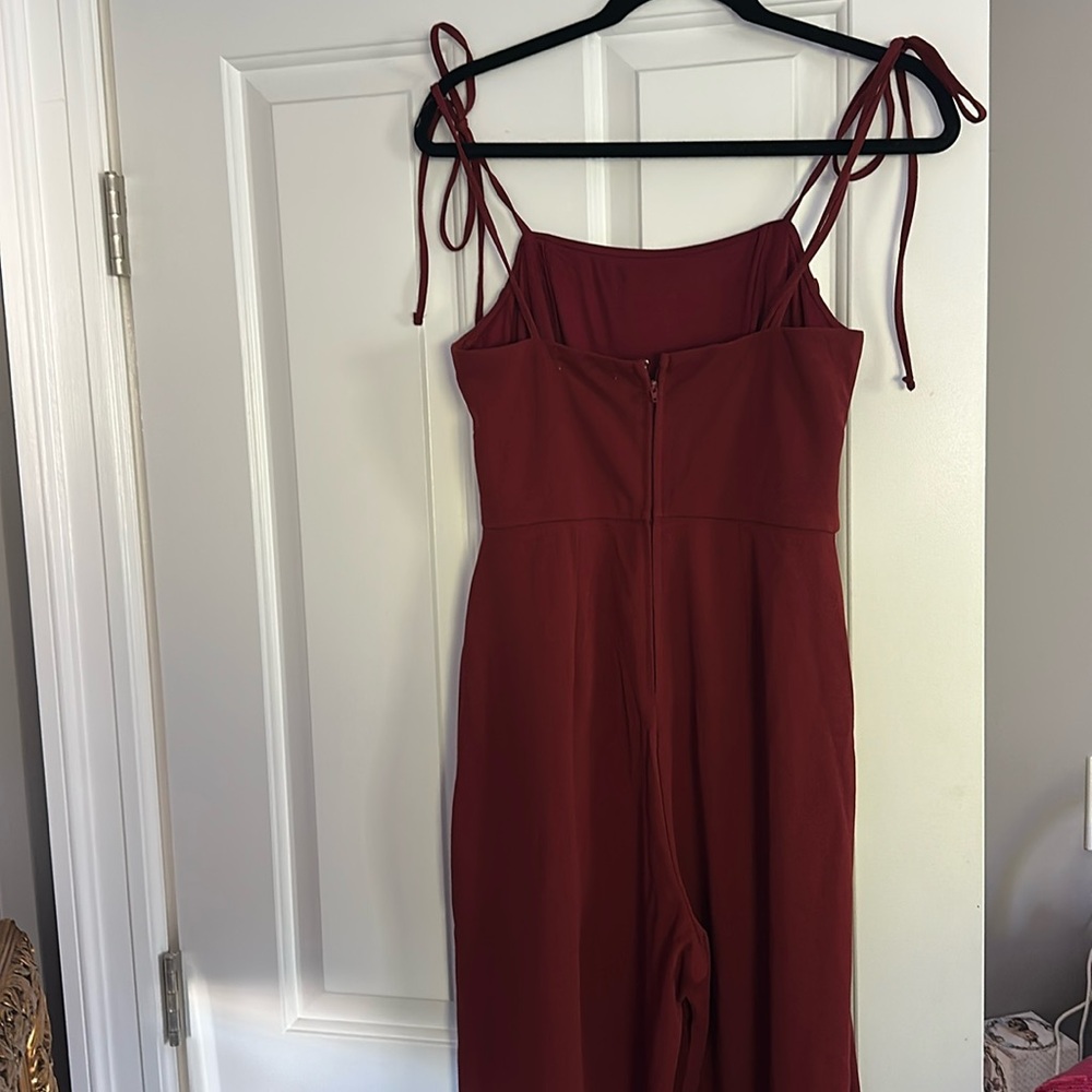 Francesca’s burgundy romper